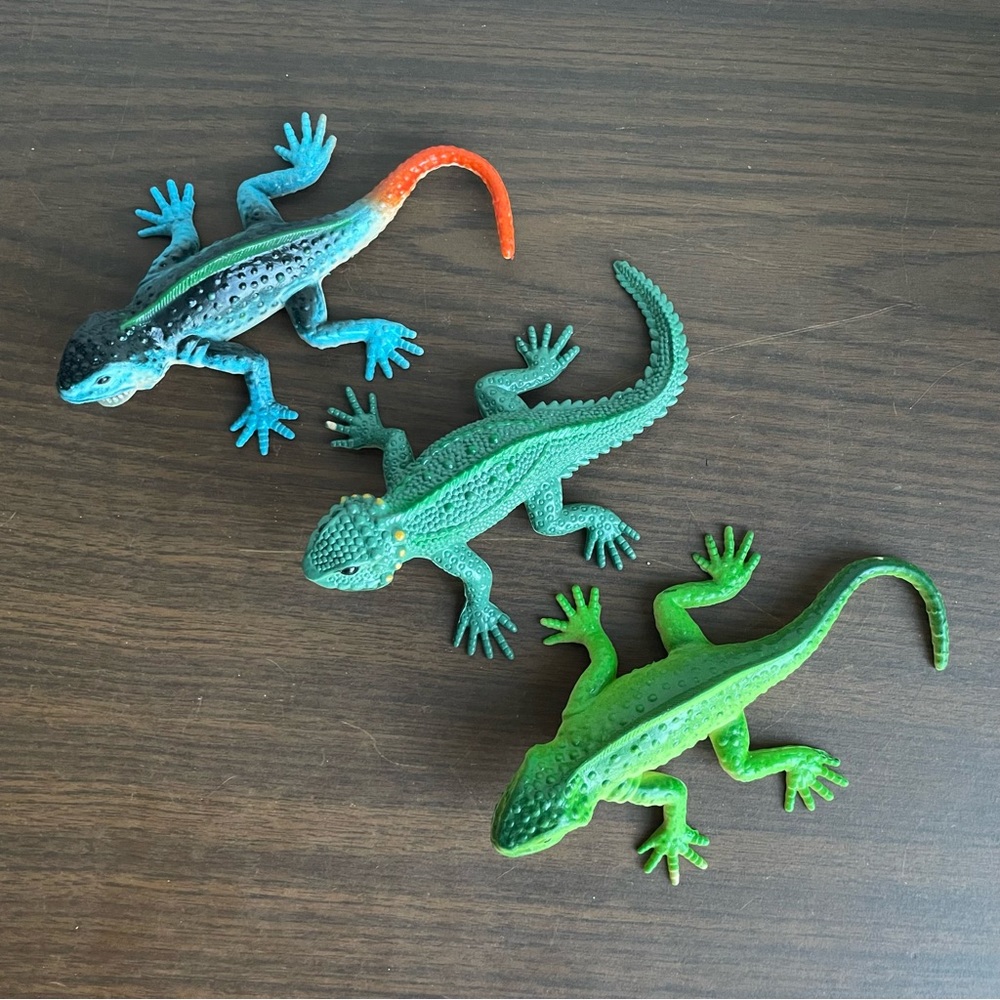 Vintage 1996 Toy Major Collectible Lizards